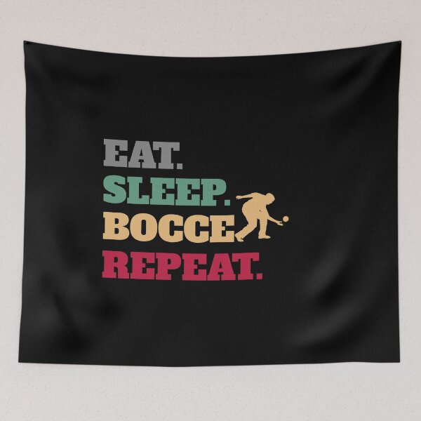 Item preview, Eat Sleep Bocce Repeat designed and sold by Salvadax.