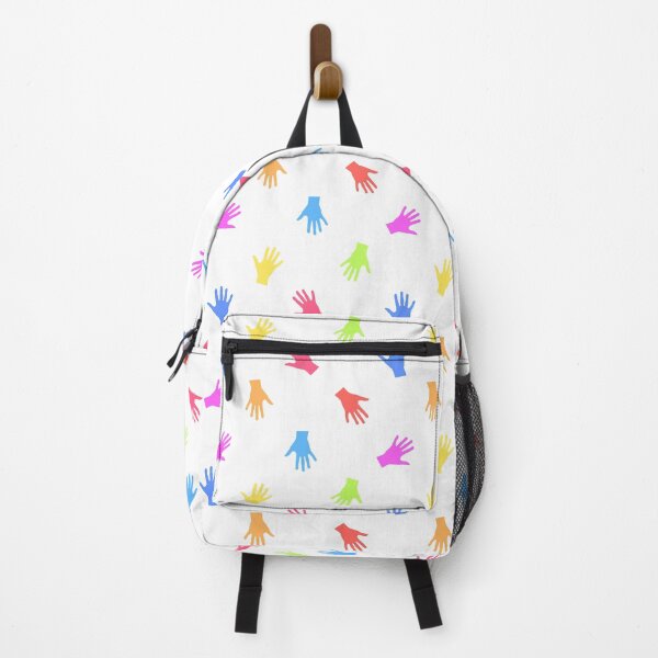 Item preview, Multicolored Hands Silhouette Motif Design designed and sold by DFLC Prints.