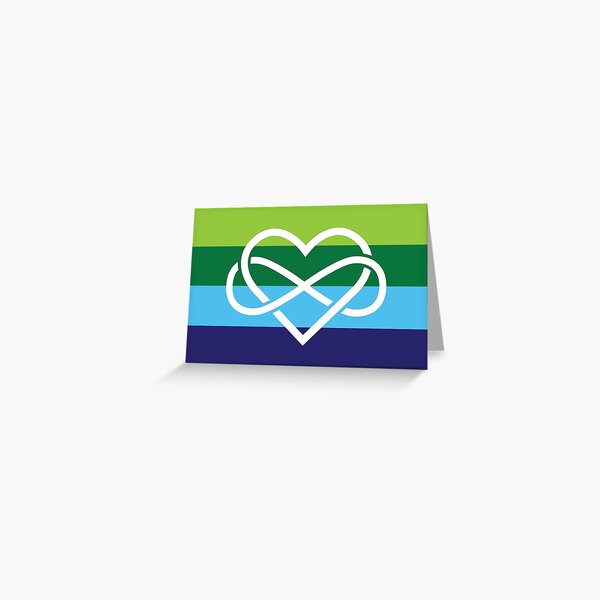 Inclusive Poly Pride Flag Greeting Card