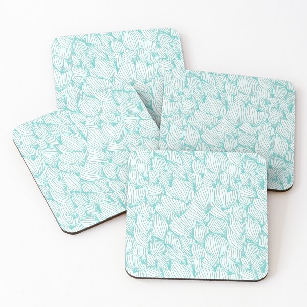 Item preview, Copy of Waves Pastel Light Green Lines designed and sold by SoloPatterns.