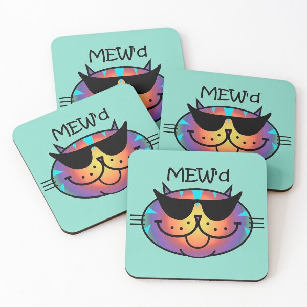 Item preview, MEW'd - Groovy Rainbow Tabby designed and sold by RawSunArt.