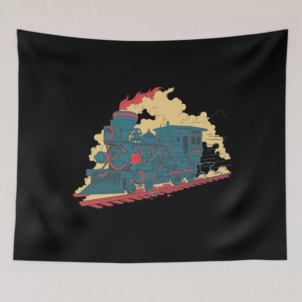 Item preview, Vintage Steam Train designed and sold by Hoiho Adventure Shirts.