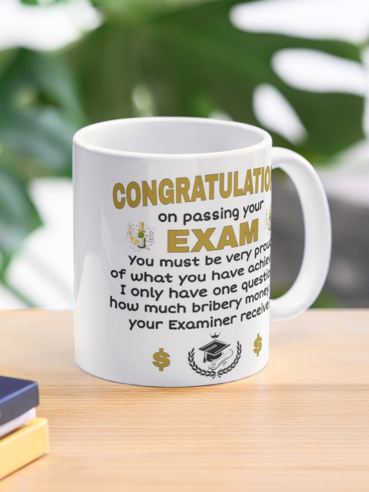 Congratulations on passing your exams Card