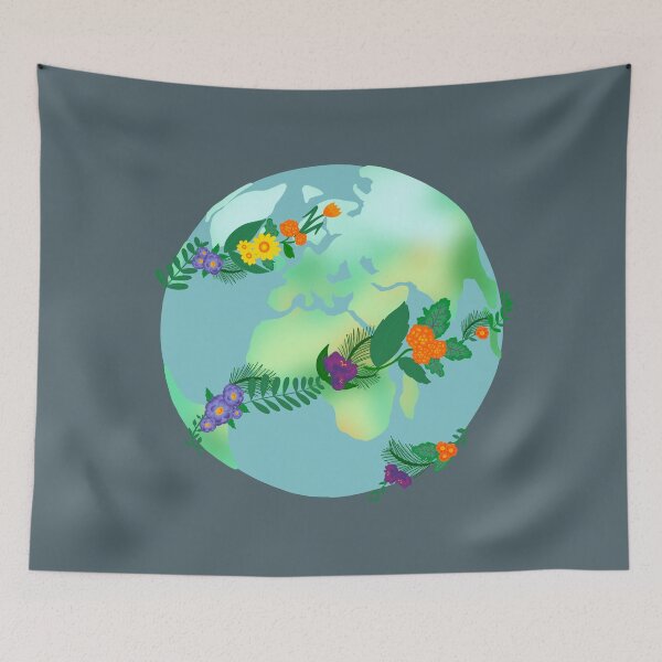 Item preview, Floral Earth Day Motif designed and sold by inkyclovers.