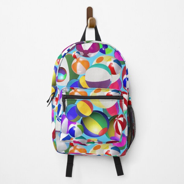Item preview, Beach Balls on blue designed and sold by TerenceLacey.