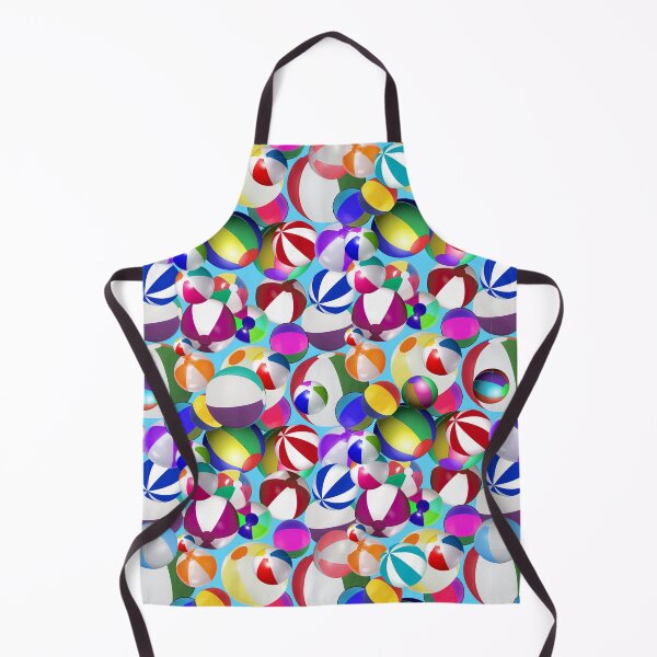 Item preview, Beach Balls on blue designed and sold by TerenceLacey.