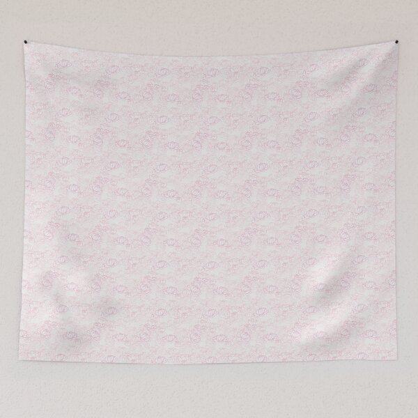 Item preview, Red lined Peonies designed and sold by SoloPatterns.