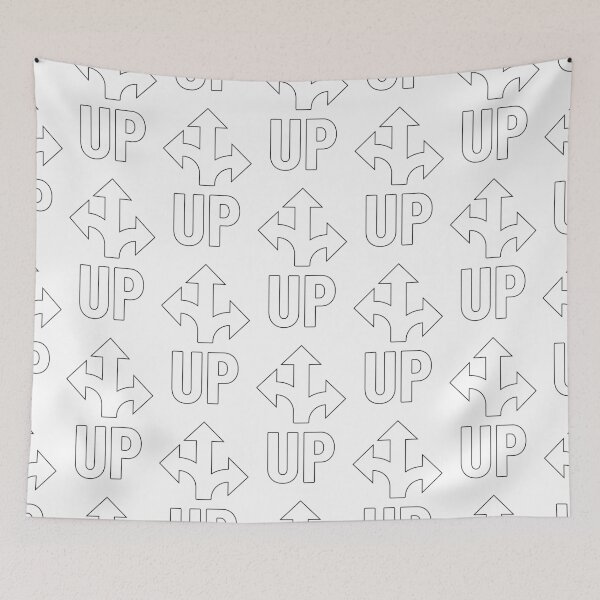 Item preview, Up 1 Badge - White Text designed and sold by LucidLounger.