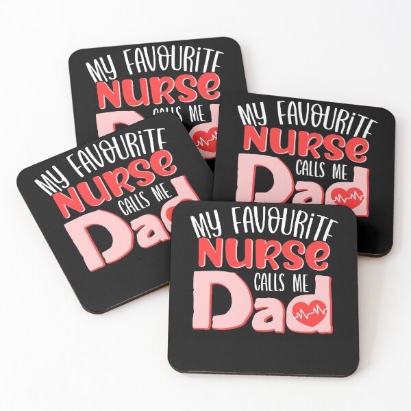 Item preview, My Favourite Nurse Calls Me Dad designed and sold by FuntasticDez.