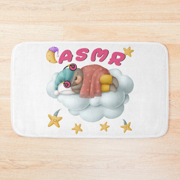 Item preview, ASMR -- Cute sleeping bear on a cloud designed and sold by MagicStrawberry.
