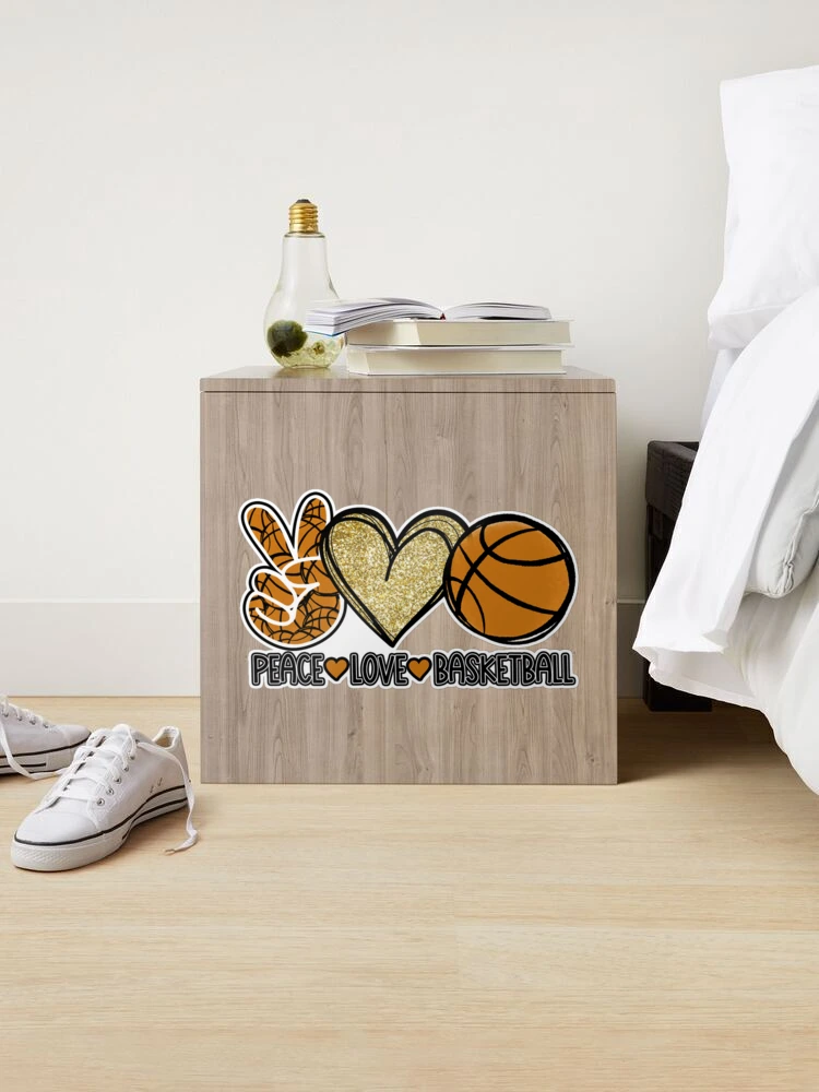 Peace Love Basketball - Heart Ball Sports Team Game Player Gift Sticker for  Sale by Style4You24