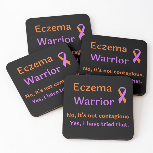 Item preview, Eczema awareness, eczema warrior, not contagious designed and sold by Mommaspouch.