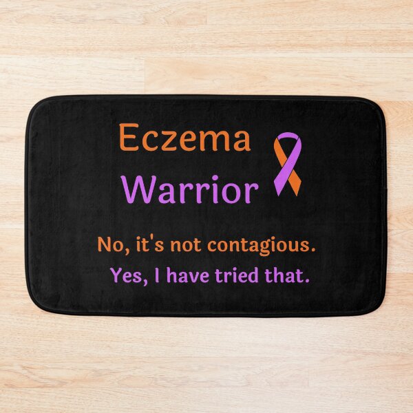 Item preview, Eczema awareness, eczema warrior, not contagious designed and sold by Mommaspouch.