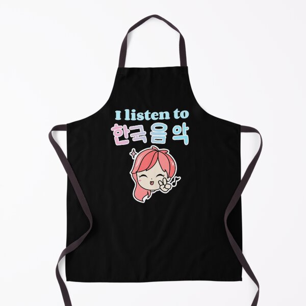 Item preview, I listen to KPOP - kawaii female Kpop idol peace designed and sold by GLwithUs.
