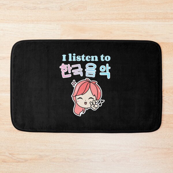 Item preview, I listen to KPOP - kawaii female Kpop idol peace designed and sold by GLwithUs.