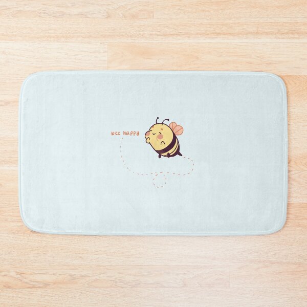 Item preview, Cute bee "bee happy" designed and sold by DesignEmi.
