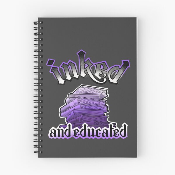 Item preview,  inked and educated, stack of purple books  designed and sold by weilertsen.