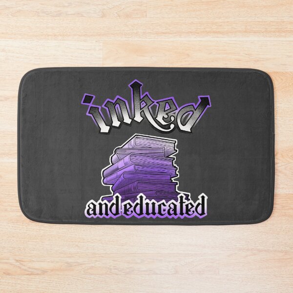 Item preview,  inked and educated, stack of purple books  designed and sold by weilertsen.