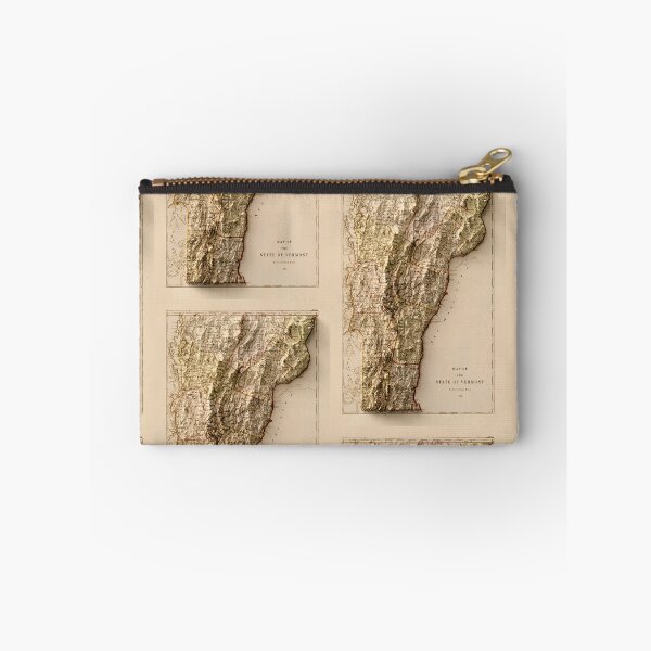 Item preview, 1796 Vermont Relief Map 3D digitally-rendered designed and sold by ThinkAboutMaps.