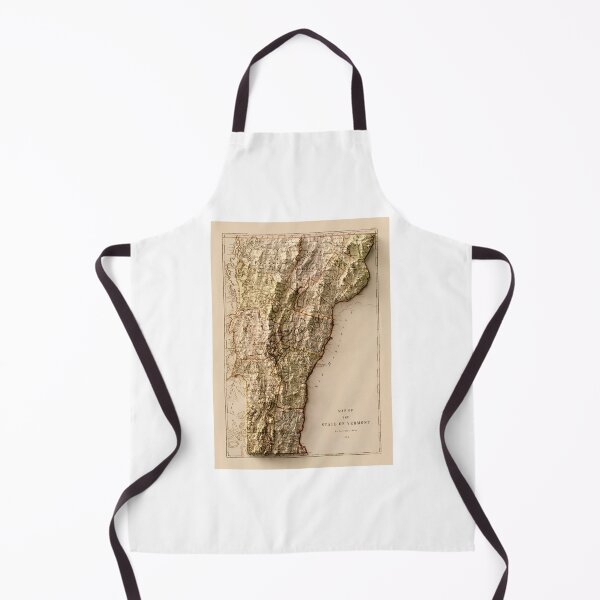 Item preview, 1796 Vermont Relief Map 3D digitally-rendered designed and sold by ThinkAboutMaps.