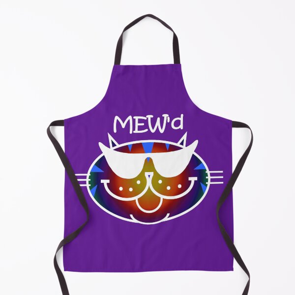 Item preview, MEW'd - Groovy Rainbow Tabby White Outline designed and sold by RawSunArt.