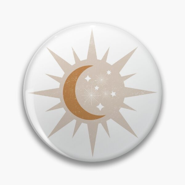 Item preview, Boho Sun and Moon, Minimalist Bohemian, Terra Cotta Colours designed and sold by LillyCo.