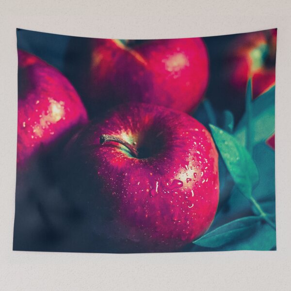 Item preview, Red apple fruit poster designed and sold by JD369.