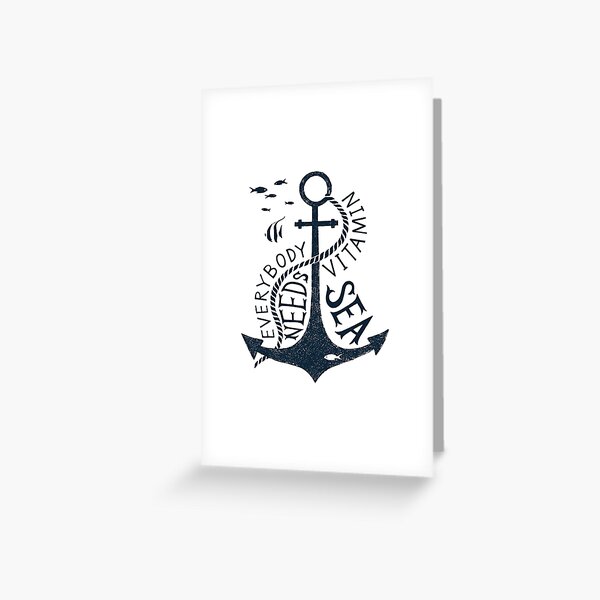 Vitamin Sea Greeting Card