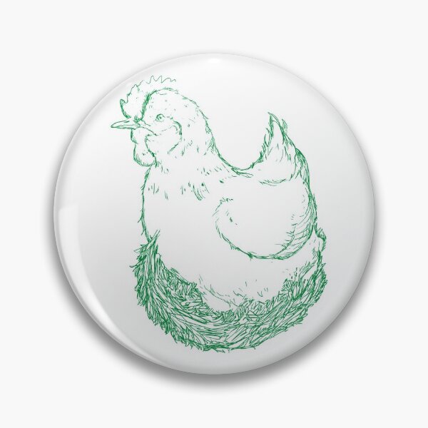 Item preview, Homestead Broody hen Green Color Design designed and sold by Red-ElYoubi.