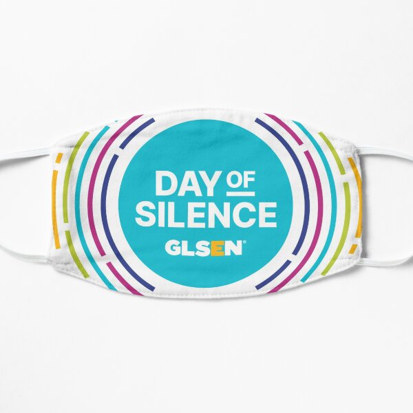 April 23rd, National Day of Silence graphic GLSEN Flat Mask