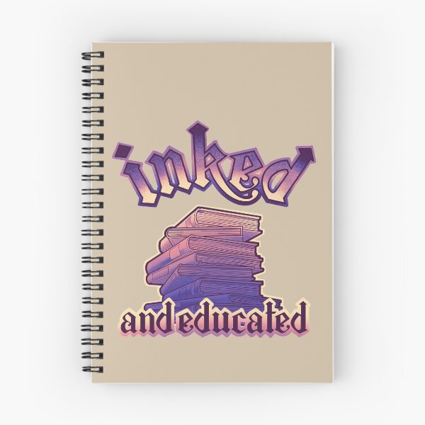 Item preview, inked and educated, stack of  books purple and blush pink designed and sold by weilertsen.