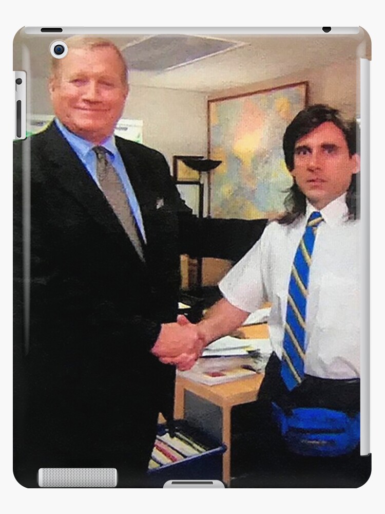 Young Michael Scott Shaking Ed Truck's Hand | The office
