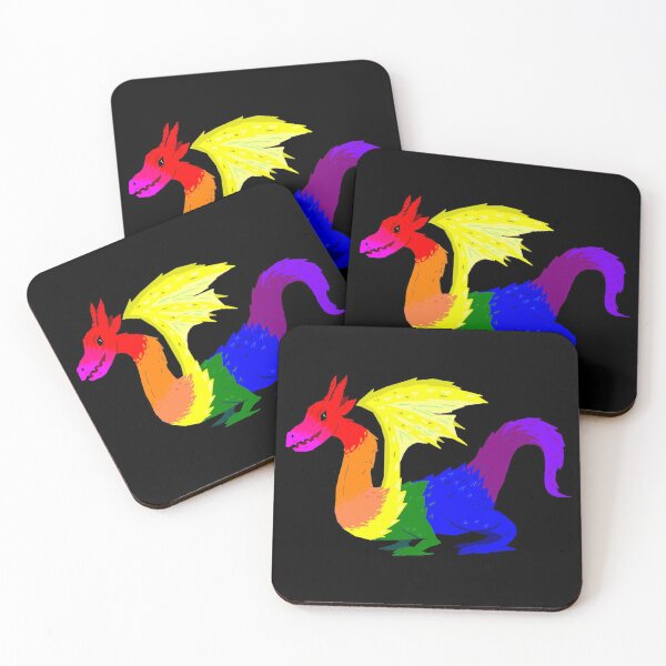Item preview, Winged Technicolored Dragon designed and sold by Riccivela.