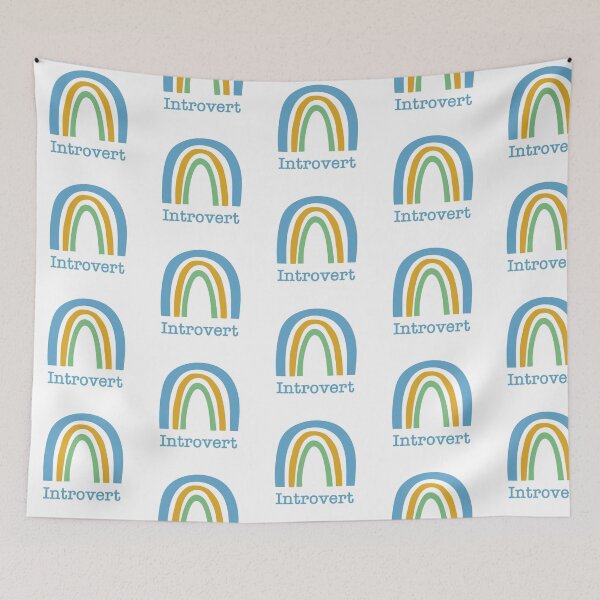 Item preview, Introvert Rainbow Design designed and sold by BrunchClub.