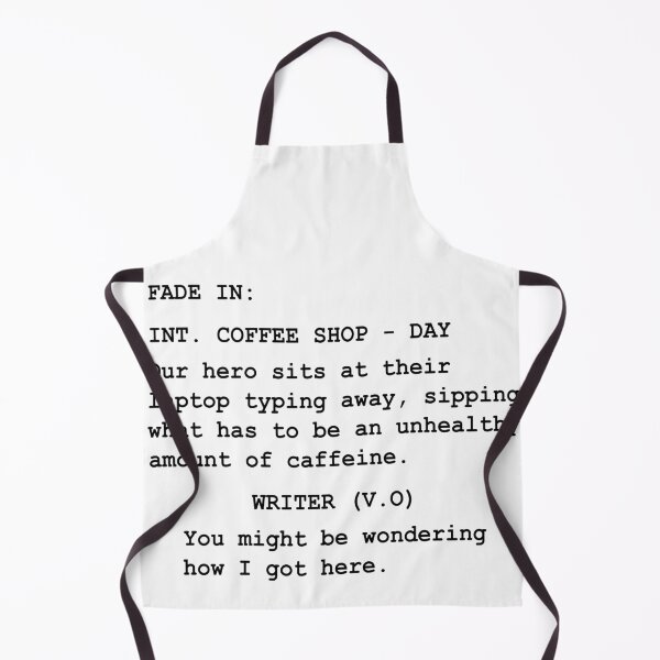 Item preview, Funny Screenwriter Coffee Shop Scene designed and sold by TrndSttr.