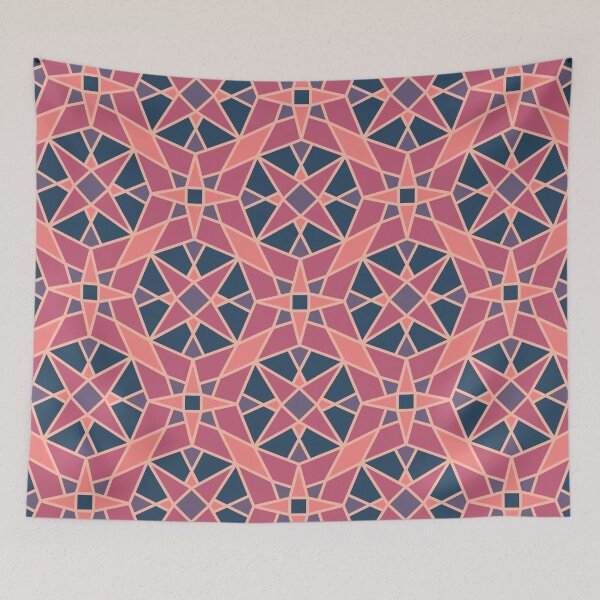 Item preview, Berry Geometric 6 Point Star Pattern designed and sold by sarabethtextile.
