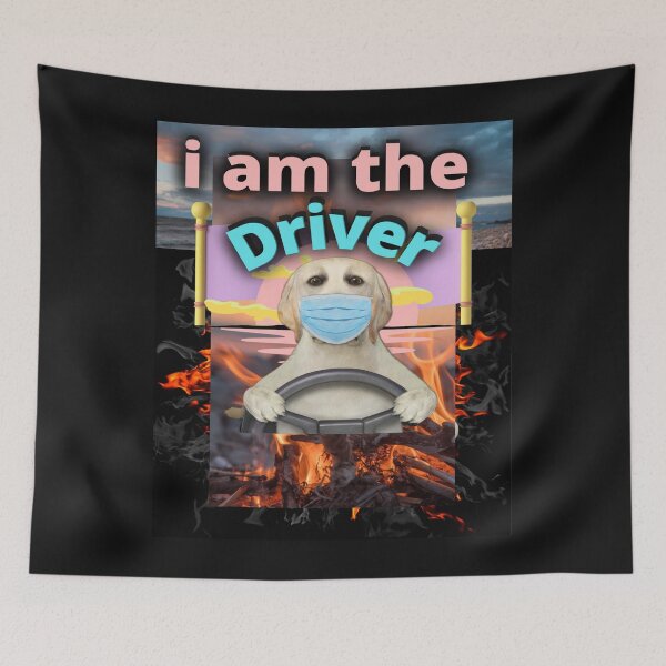 Item preview, VACCINATED DESIGNATED DRIVER DOG  designed and sold by Flirt-Teez.