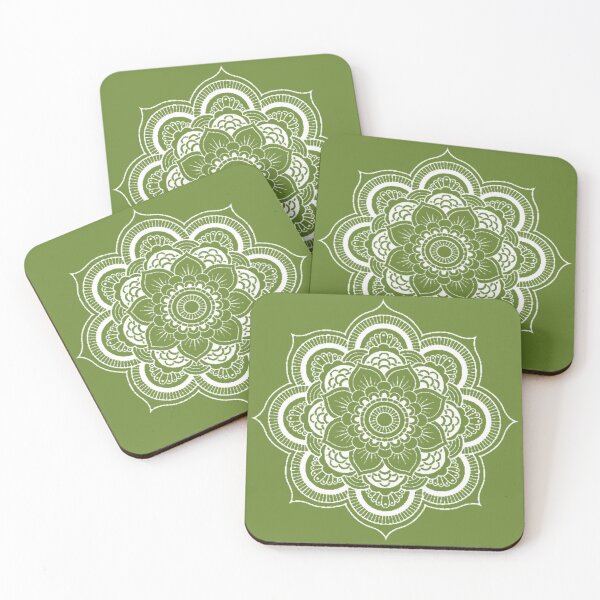 Item preview, Lace doilies on olive designed and sold by Ninaeva.