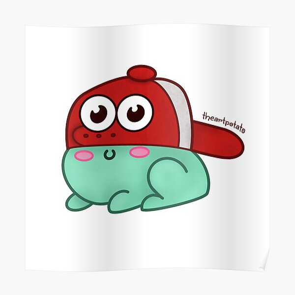 Frog in a Hat  Poster