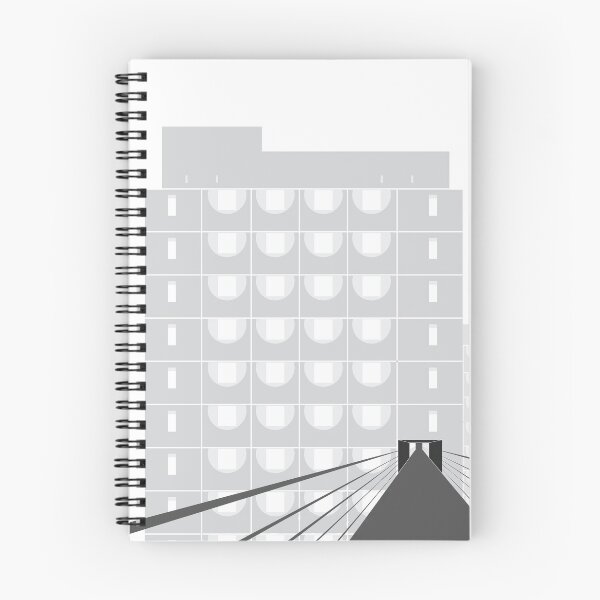 Item preview, Brutalist Housing, Tbilisi, Monochrome, Print, Artwork, Illustration, Brutalist Architecture, Architecture Print,, Brutalist Print Socialist designed and sold by sketchingarchi.