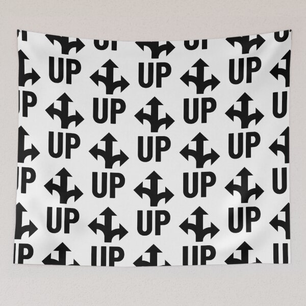 Item preview, Up 1 Badge - Black Text designed and sold by LucidLounger.