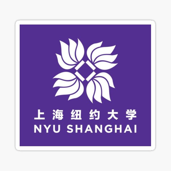 nyu shanghai Sticker