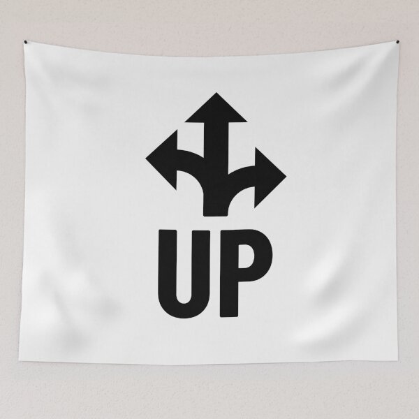 Item preview, Up 1 - Black Text designed and sold by LucidLounger.