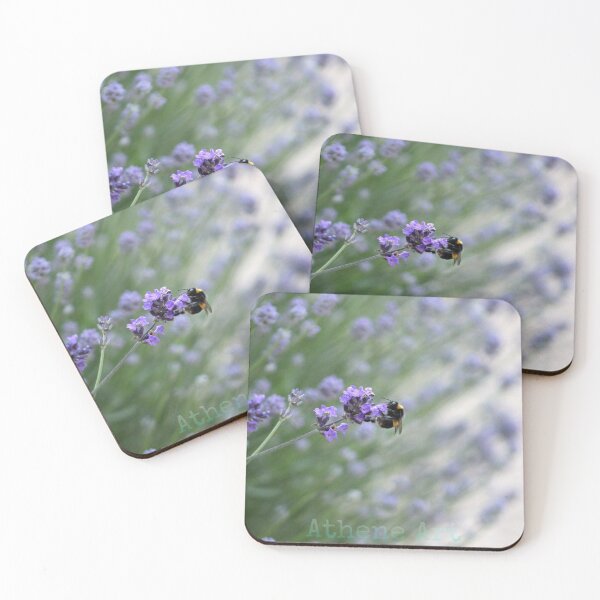 Item preview, Bumble Bee Lavender Photography Print designed and sold by athene-art.