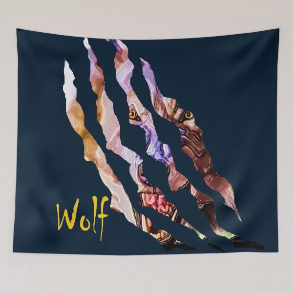 Item preview, Wolf Scratch 狼 designed and sold by SlowToes.