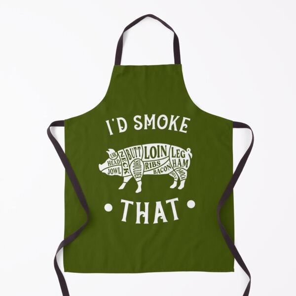 Item preview, I'd Smoke That - Pig Meat Diagram designed and sold by olegarh.