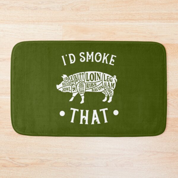 Item preview, I'd Smoke That - Pig Meat Diagram  designed and sold by olegarh.
