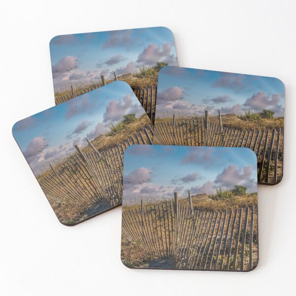 Item preview, Fence Beside Sunset Beach designed and sold by dbvirago.