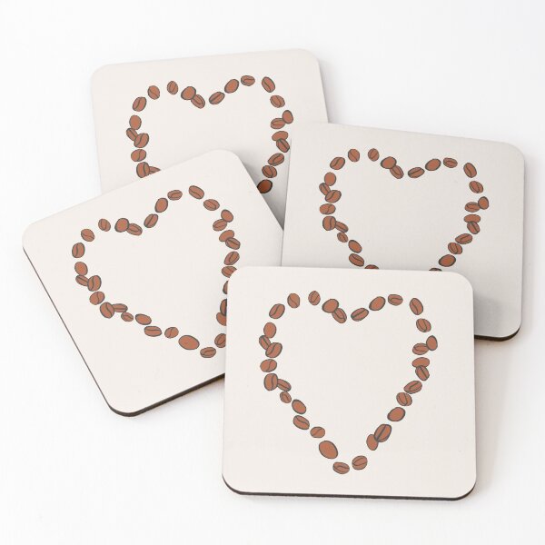 Item preview, coffee bean heart designed and sold by anna-b-.