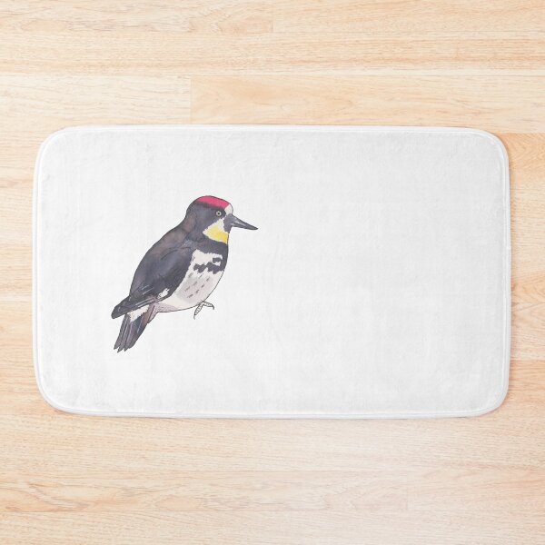 Item preview, Acorn Woodpecker watercolor bird species art designed and sold by TheWaterBirds.